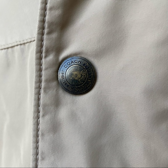 Coach Leatherware Utility Field Jacket Tan Small - Picture 5 of 14